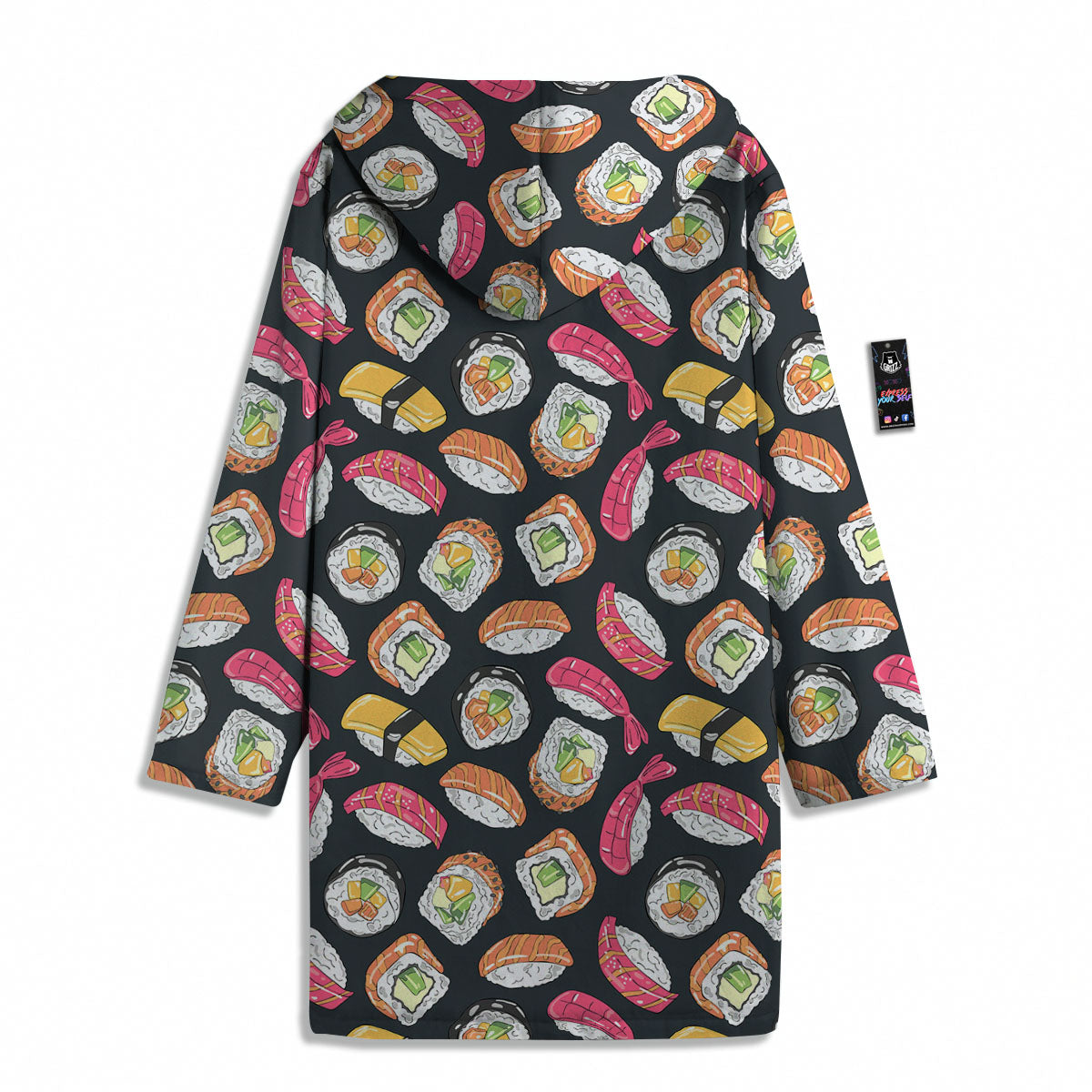 Japanese Sushi Print Pattern Men's Windbreaker Jacket-grizzshop