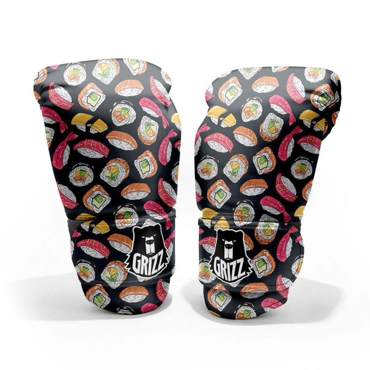 Japanese Sushi Print Pattern Pro Boxing Glove