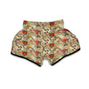 Japanese Tokyo Print Pattern Muay Thai Boxing Shorts-grizzshop