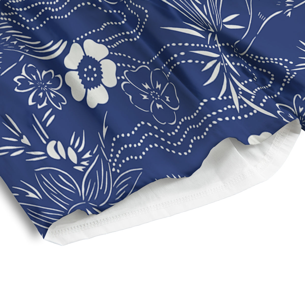 Japanese Vintage Print Pattern Men's Athletic Shorts