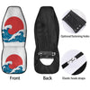 Japanese Wave And Vitage Sea Print Car Seat Covers-grizzshop