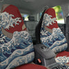 Japanese Wave Red Sun Print Car Seat Covers-grizzshop