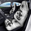 Japanese Yin Yang White And Black Print Car Seat Covers-grizzshop