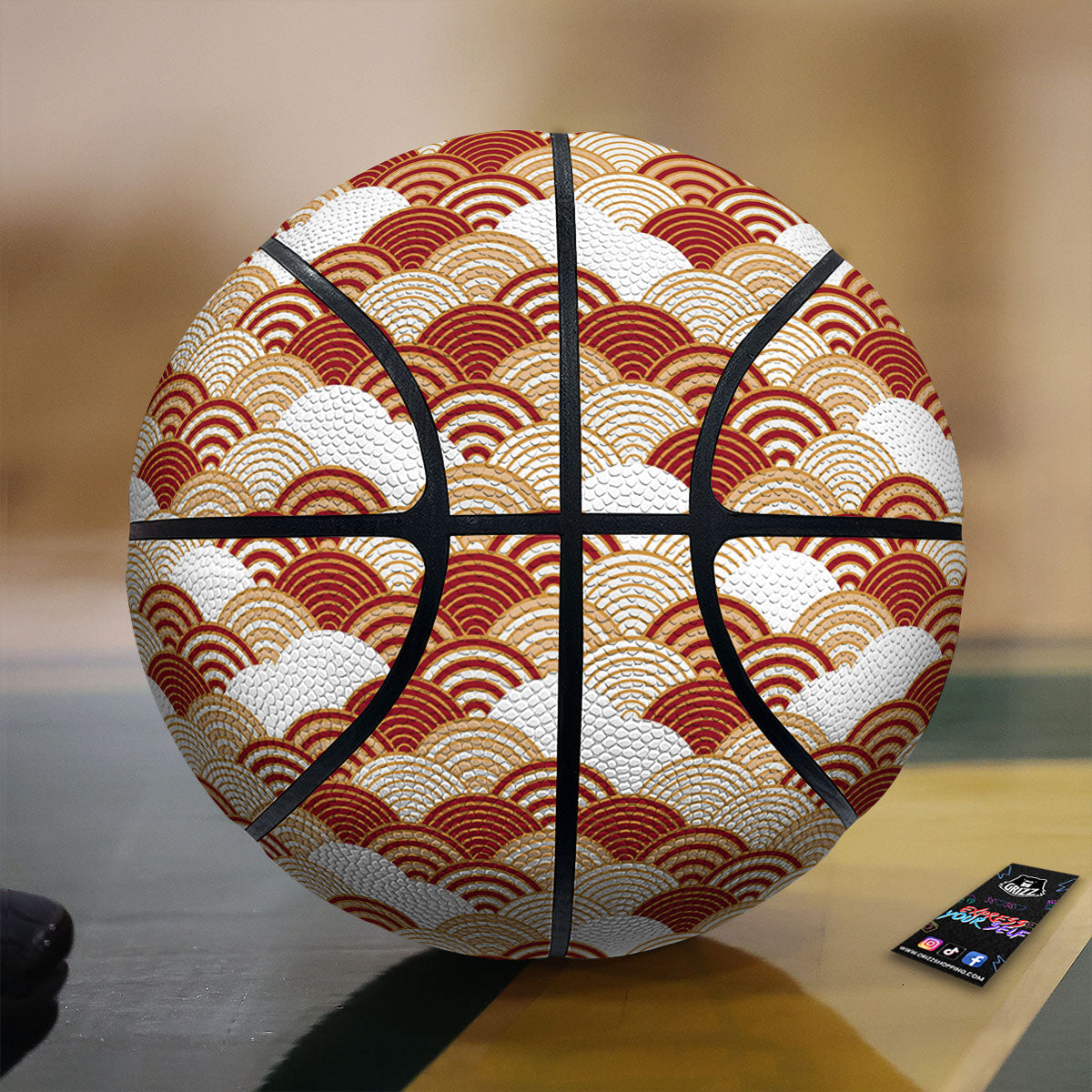 Jaguar Tropical Print Pattern Basketball