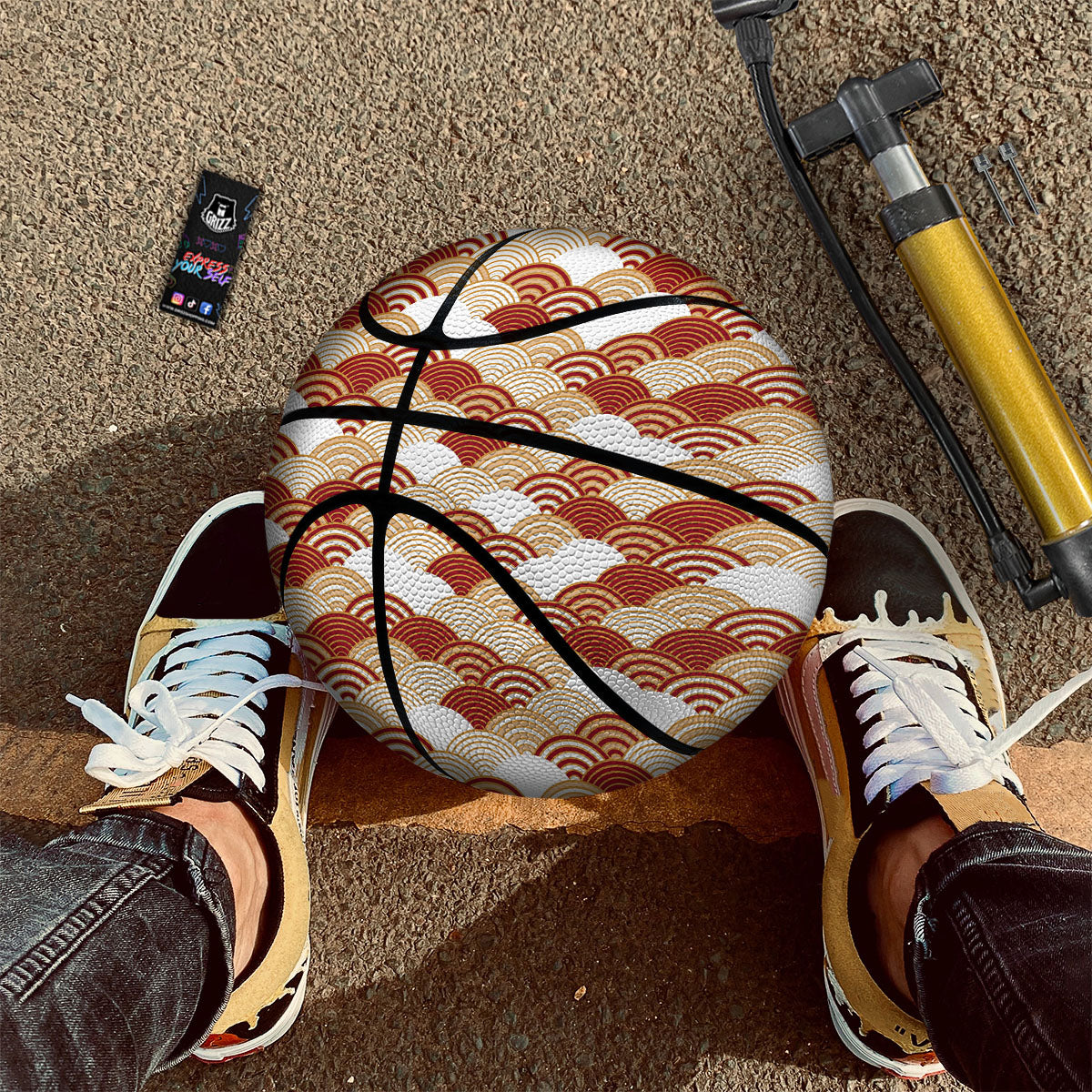 Jaguar Tropical Print Pattern Basketball