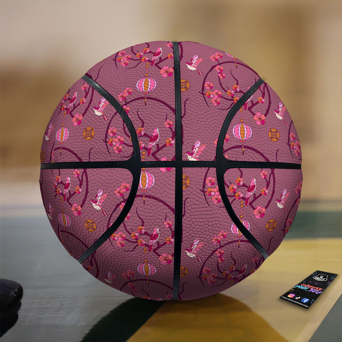 Jeans Denim Tropical Print Pattern Basketball