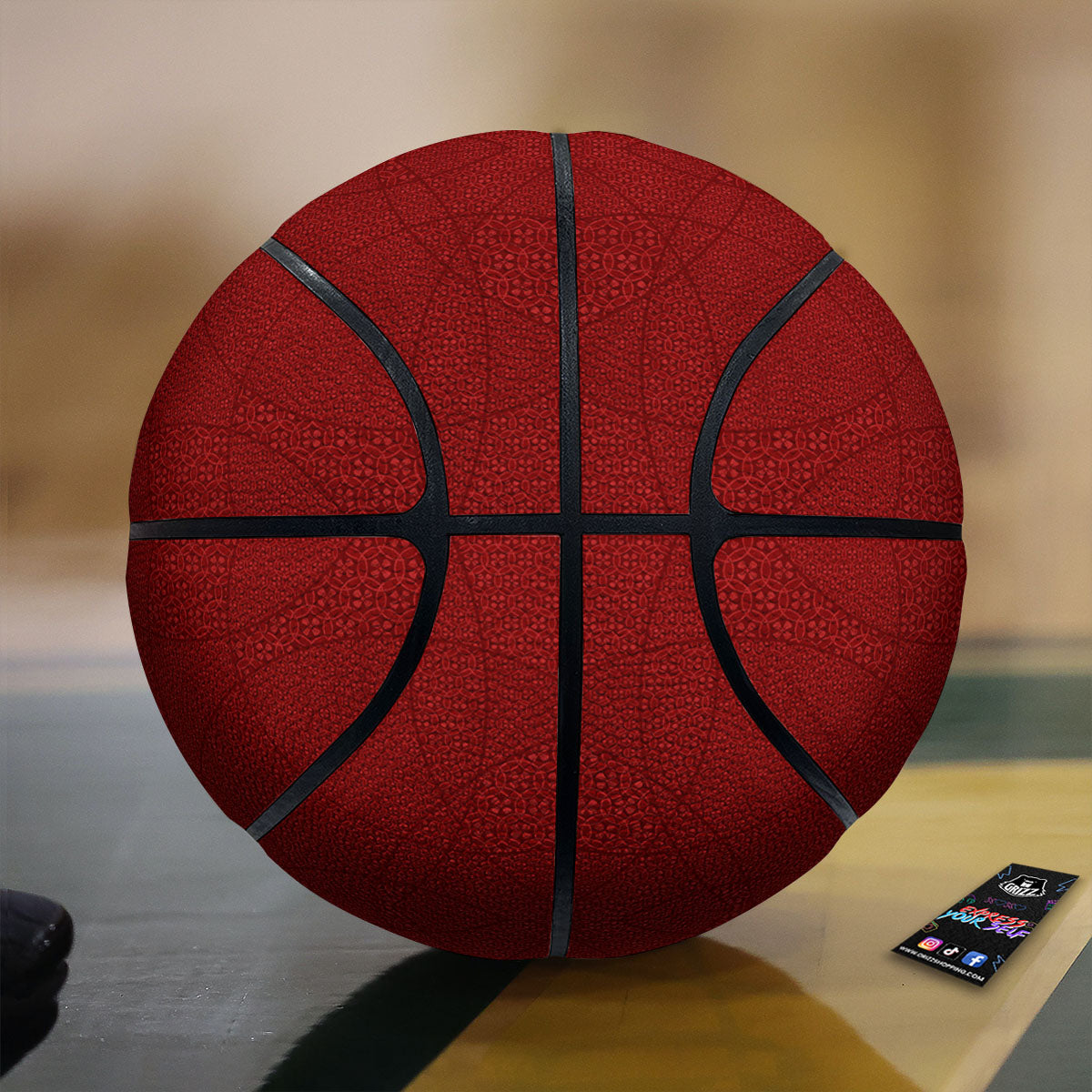 Jellyfish Zentangle Print Pattern Basketball