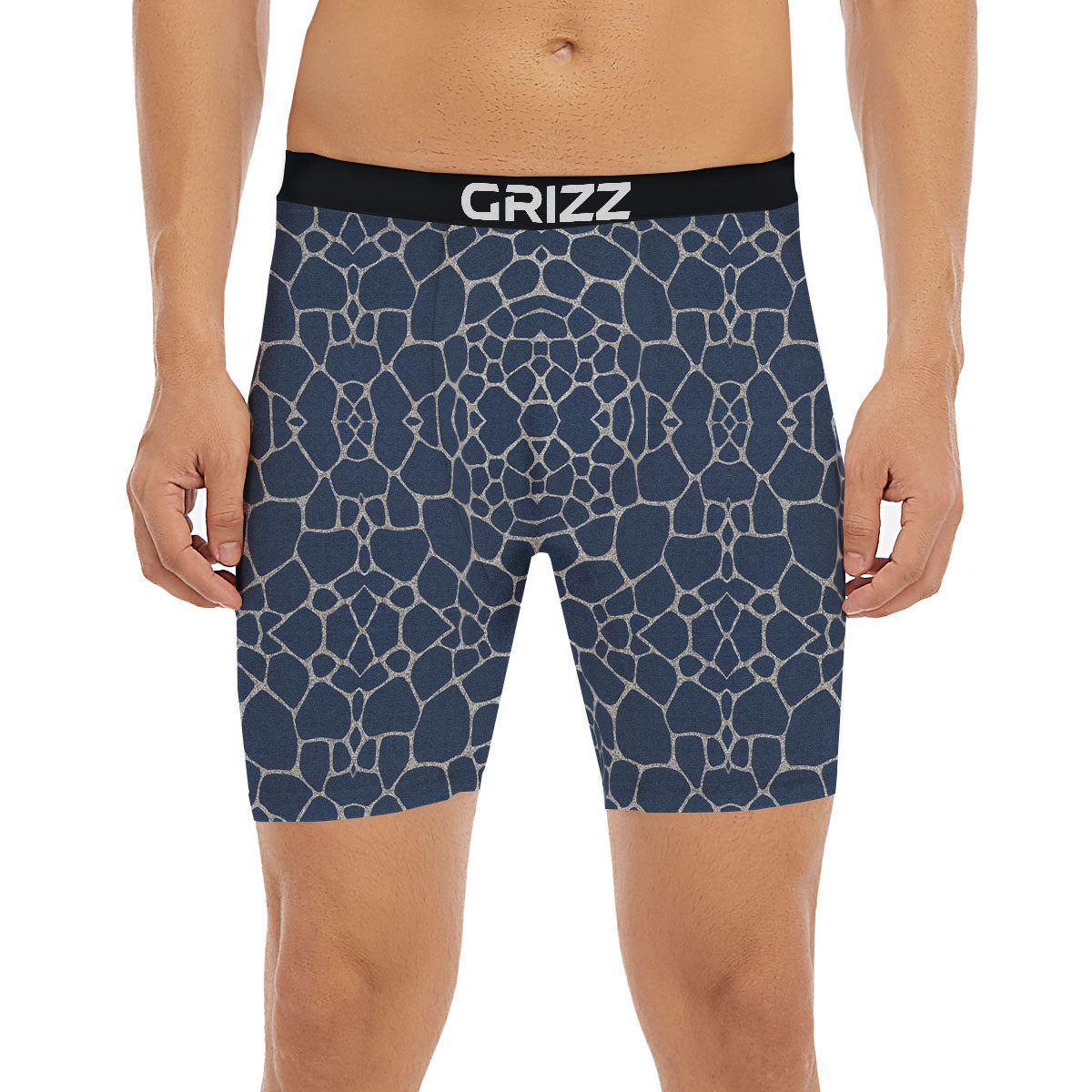 Jeans Giraffe Denim Print Pattern Boxer Briefs-grizzshop