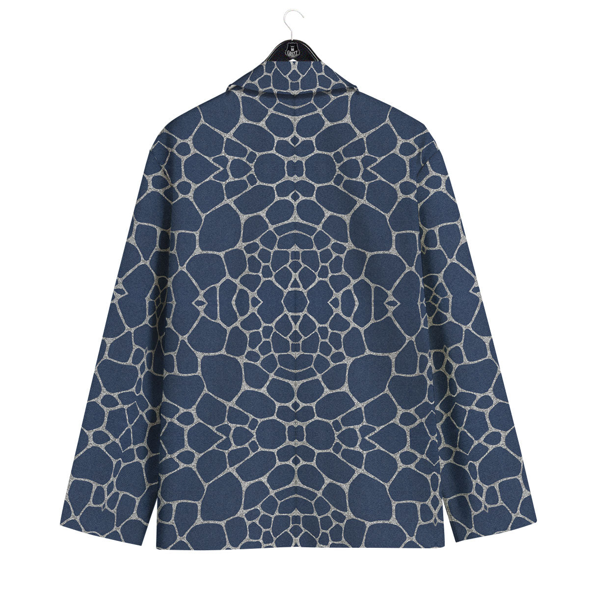 Jeans Giraffe Denim Print Pattern Men's Sport Coat-grizzshop