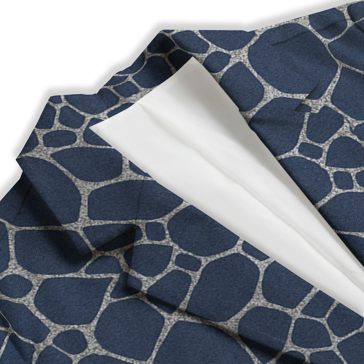 Jeans Giraffe Denim Print Pattern Women's Blazer-grizzshop