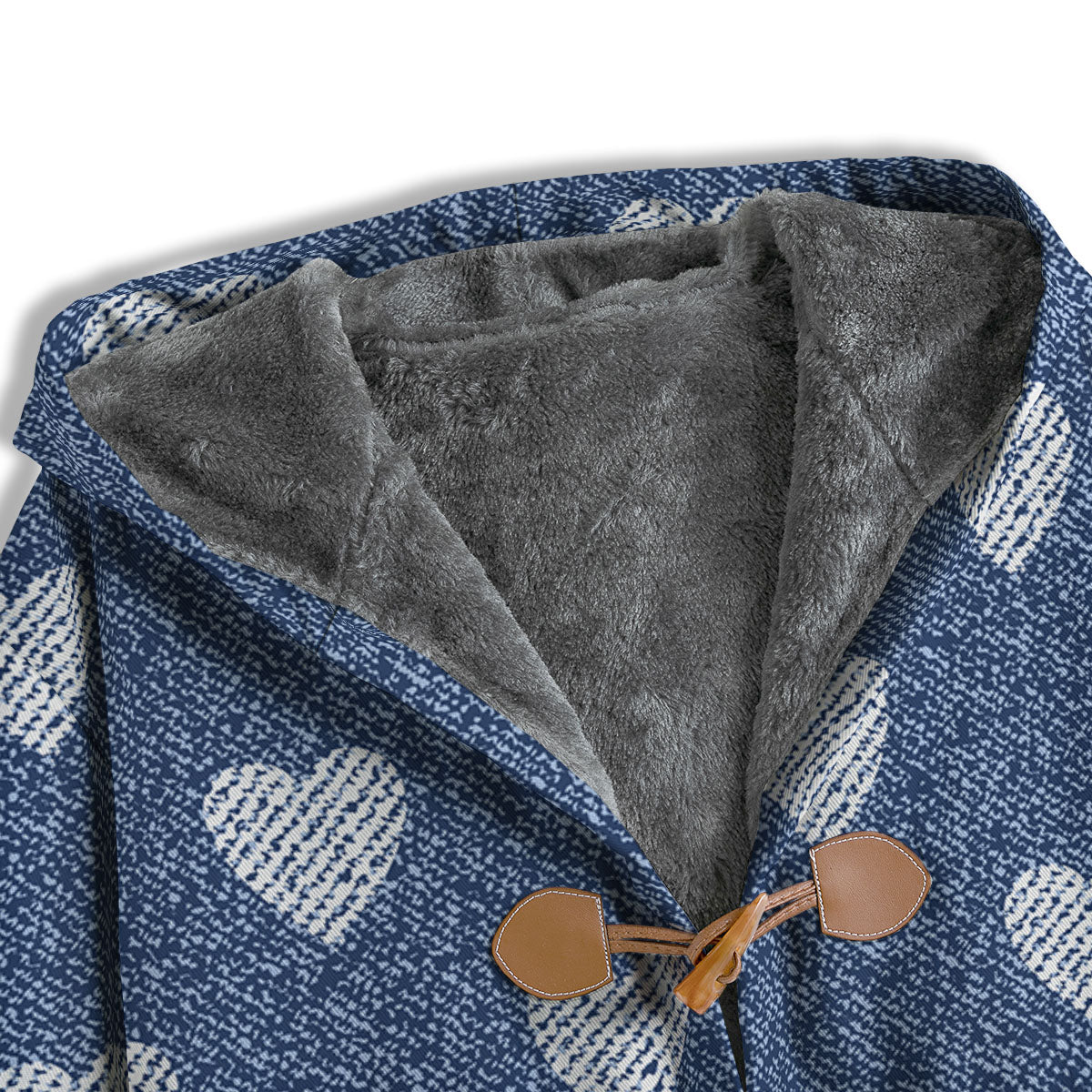 Jeans Heart Denim Print Pattern Men's Windbreaker Jacket-grizzshop
