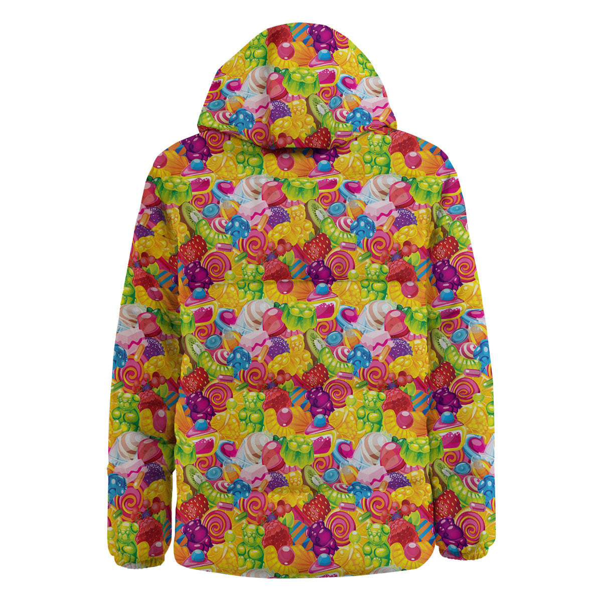 Jelly And Candy Print Pattern Down Jacket-grizzshop