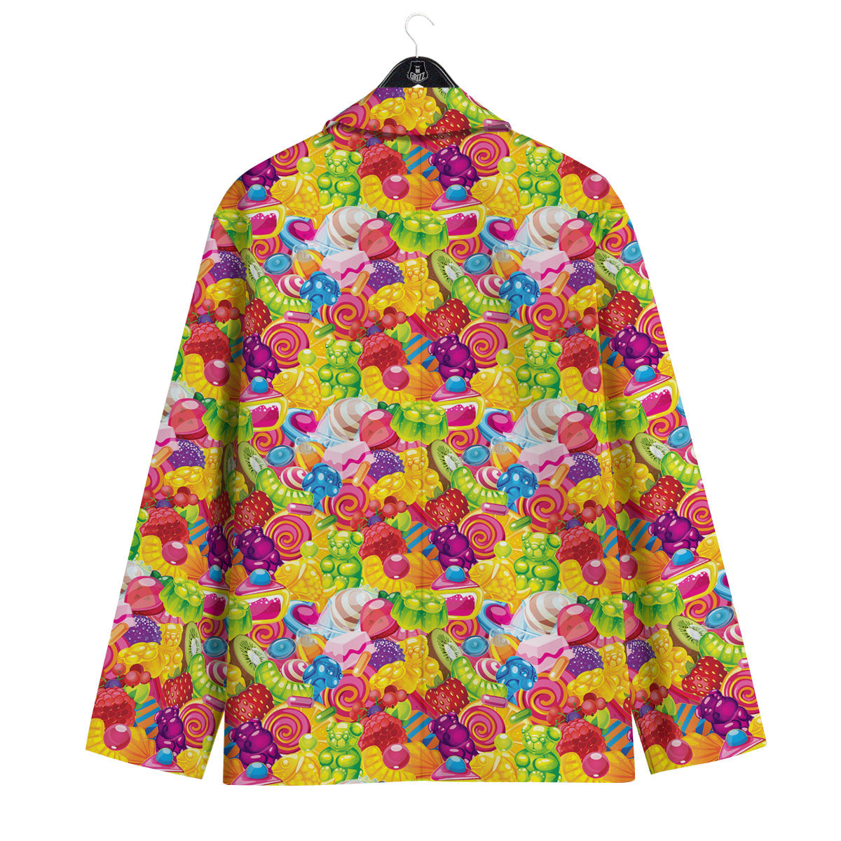 Jelly And Candy Print Pattern Men's Sport Coat-grizzshop