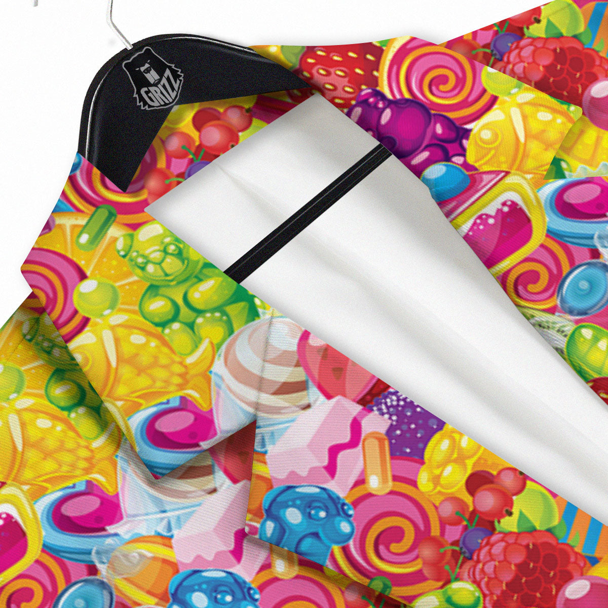 Jelly And Candy Print Pattern Men's Sport Coat-grizzshop