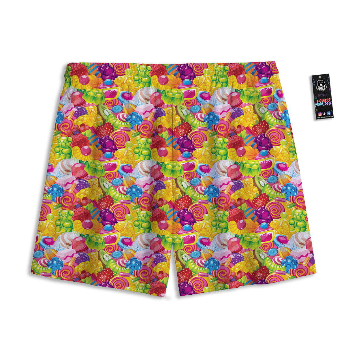 Hieroglyphs Egyptian Print Mesh Shorts
