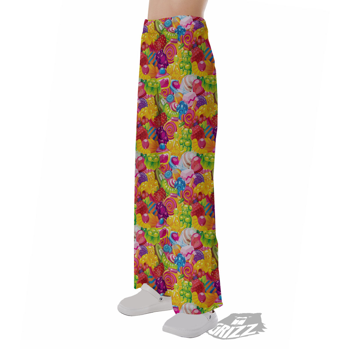 Jelly And Candy Print Pattern Pajama Pants-grizzshop
