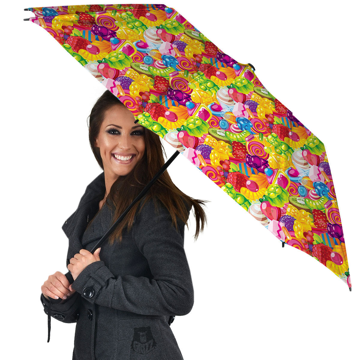 Jelly And Candy Print Pattern Umbrella-grizzshop