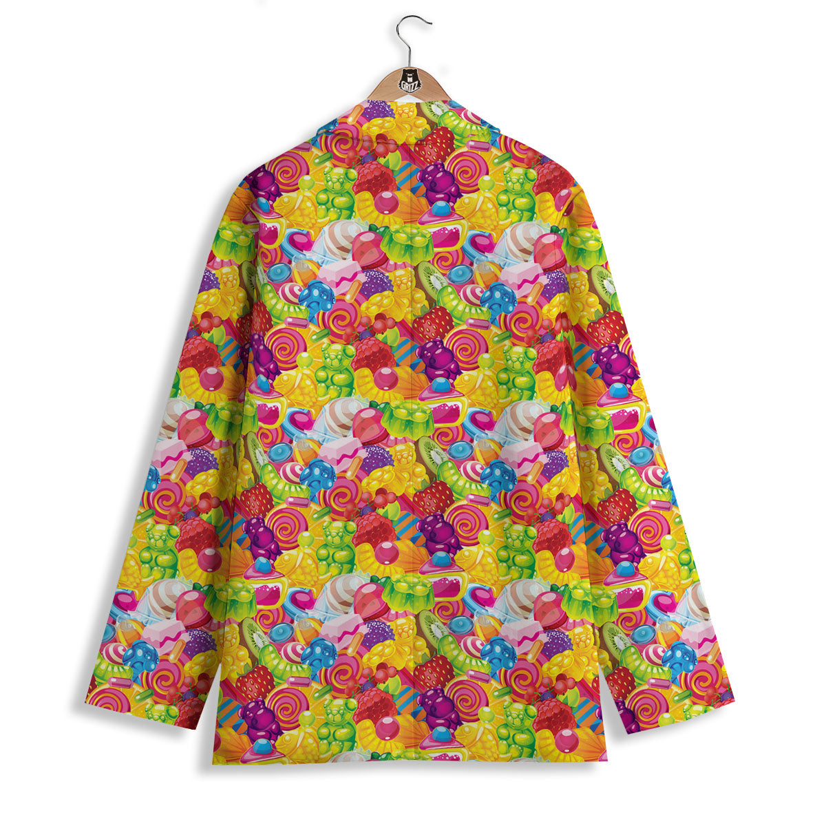 Jelly And Candy Print Pattern Women's Blazer-grizzshop