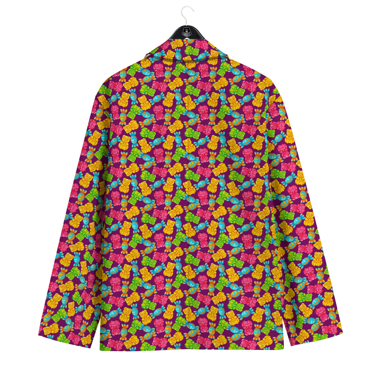 Jelly And Colorful Candy Print Men's Sport Coat-grizzshop
