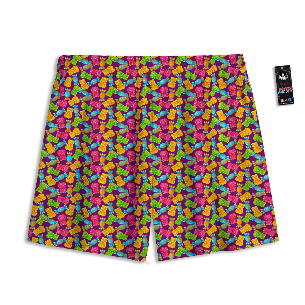 Hieroglyphs Egyptian Print Pattern Mesh Shorts