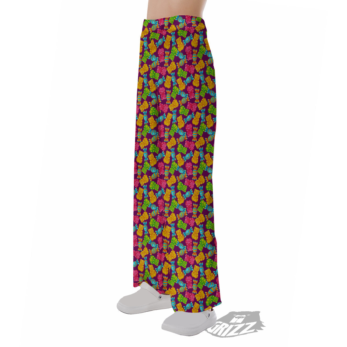 Jelly And Colorful Candy Print Pajama Pants-grizzshop