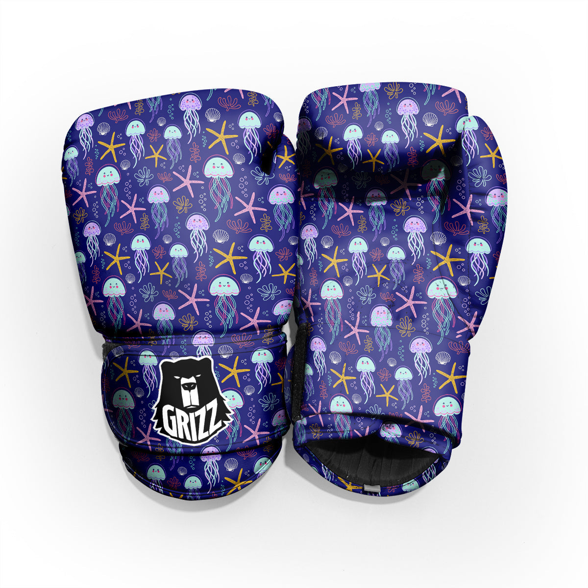 Jellyfish Cute Print Pattern Pro Boxing Glove