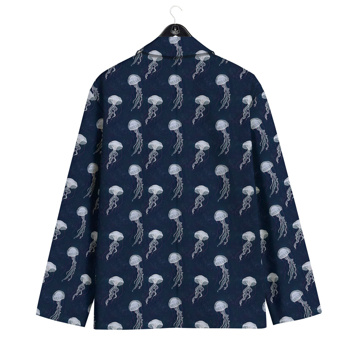 Jellyfish Fish Print Pattern Men's Sport Coat-grizzshop