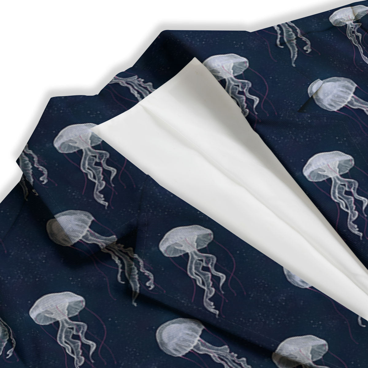 Jellyfish Fish Print Pattern Women's Blazer-grizzshop