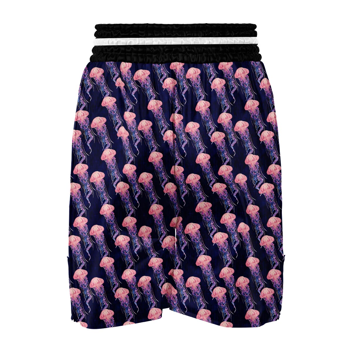 Jellyfish Print Pattern Boxing Shorts-grizzshop