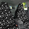 Jellyfish White And Black Print Pattern Car Seat Covers-grizzshop