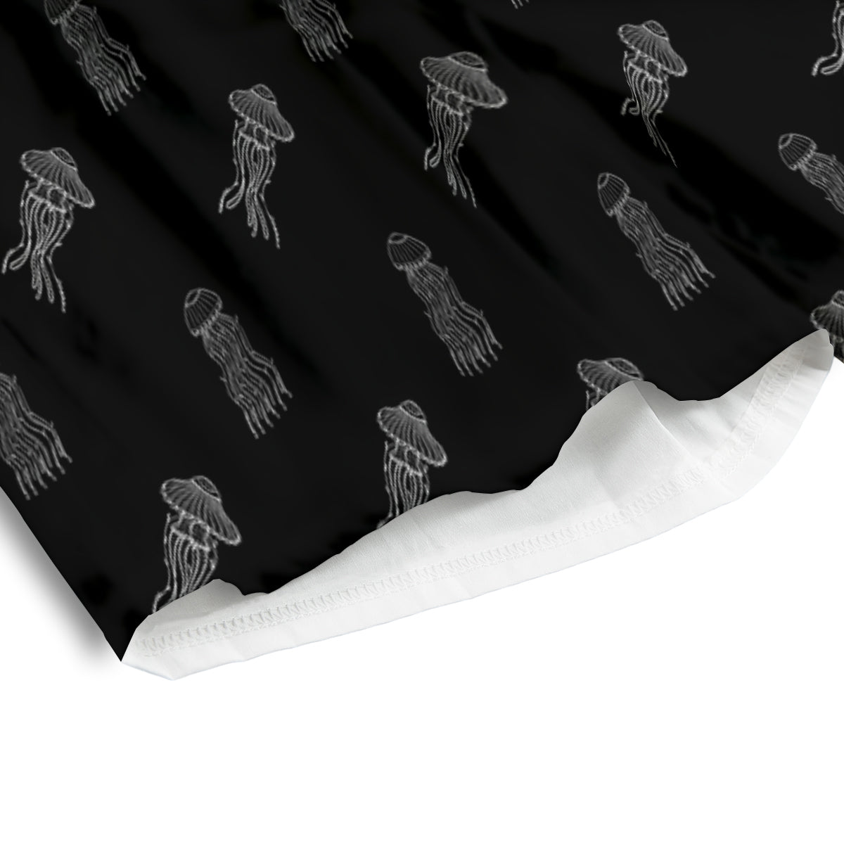 Jellyfish Zentangle Print Pattern Men's Athletic Shorts