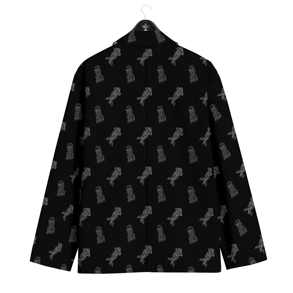 Jellyfish Zentangle Print Pattern Men's Sport Coat-grizzshop