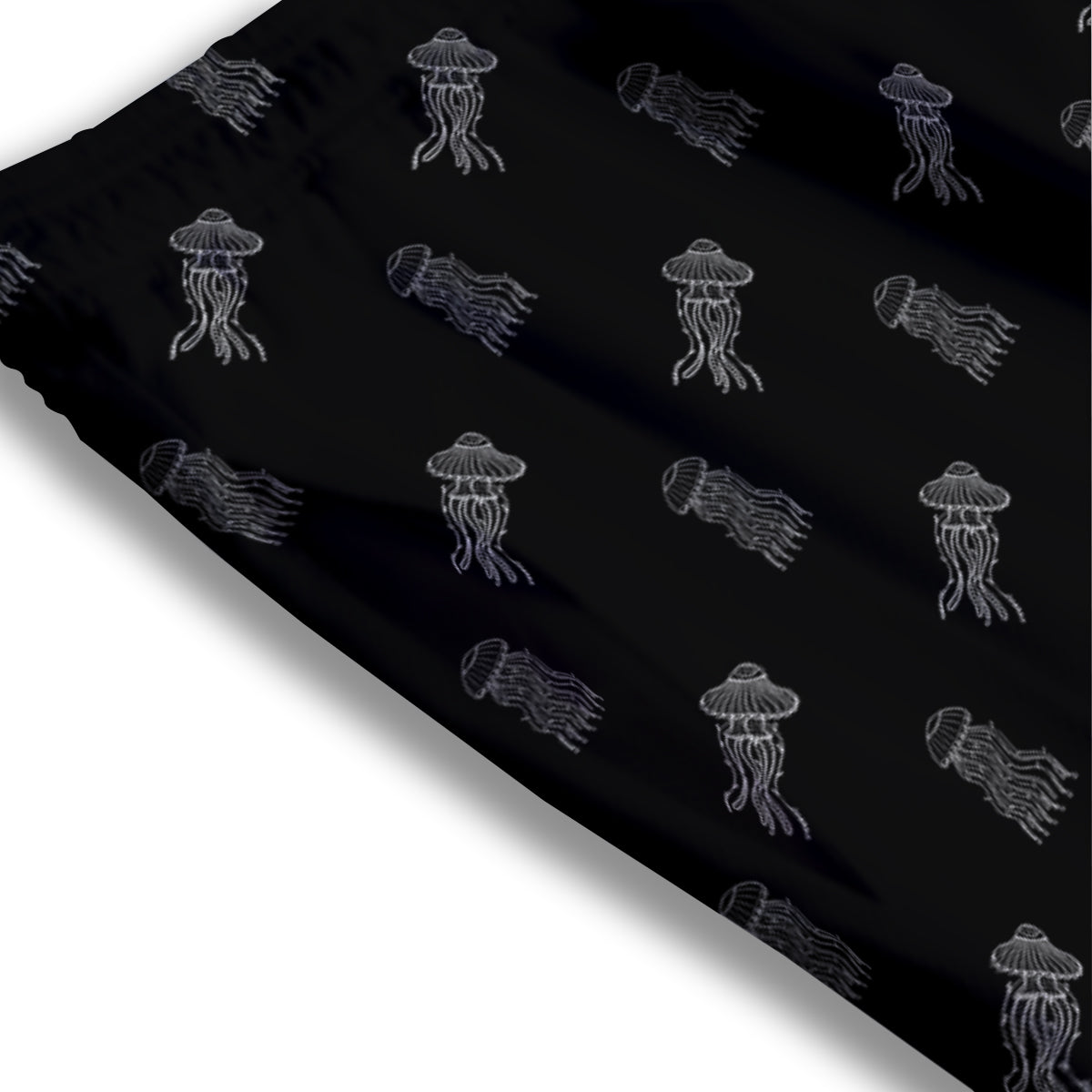 Jellyfish Zentangle Print Pattern Mesh Shorts