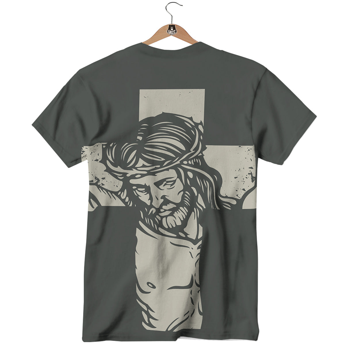 Jesus Christ Crucifixion Print T-Shirt-grizzshop