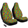 Jigsaw Autism Awareness Print Pattern Car Seat Covers-grizzshop