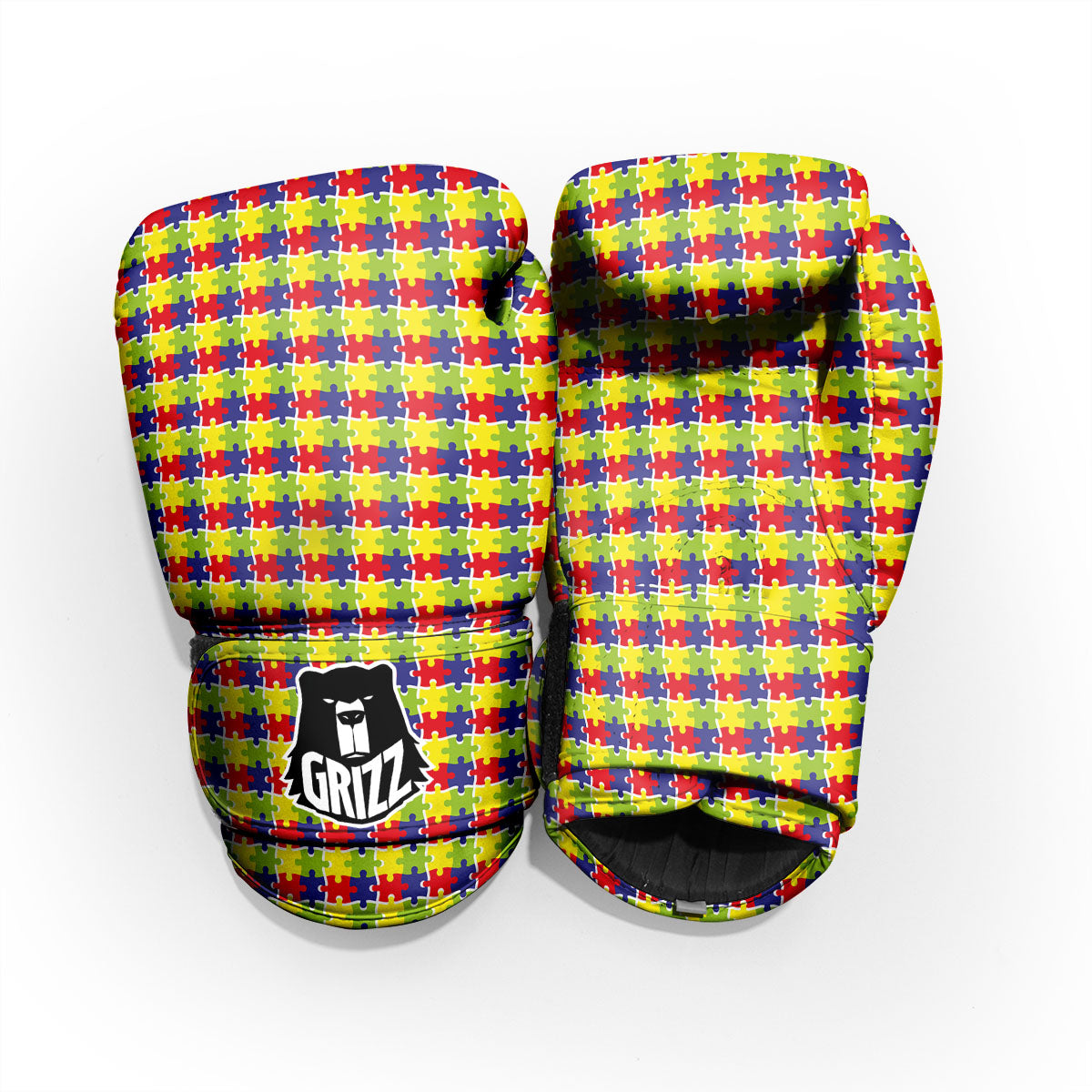 Jigsaw Autism Awareness Print Pro Boxing Glove