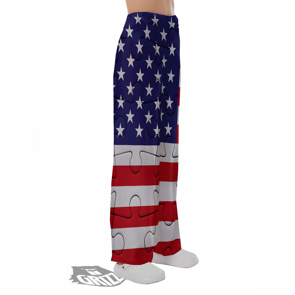 Flag Print Sleep Pant