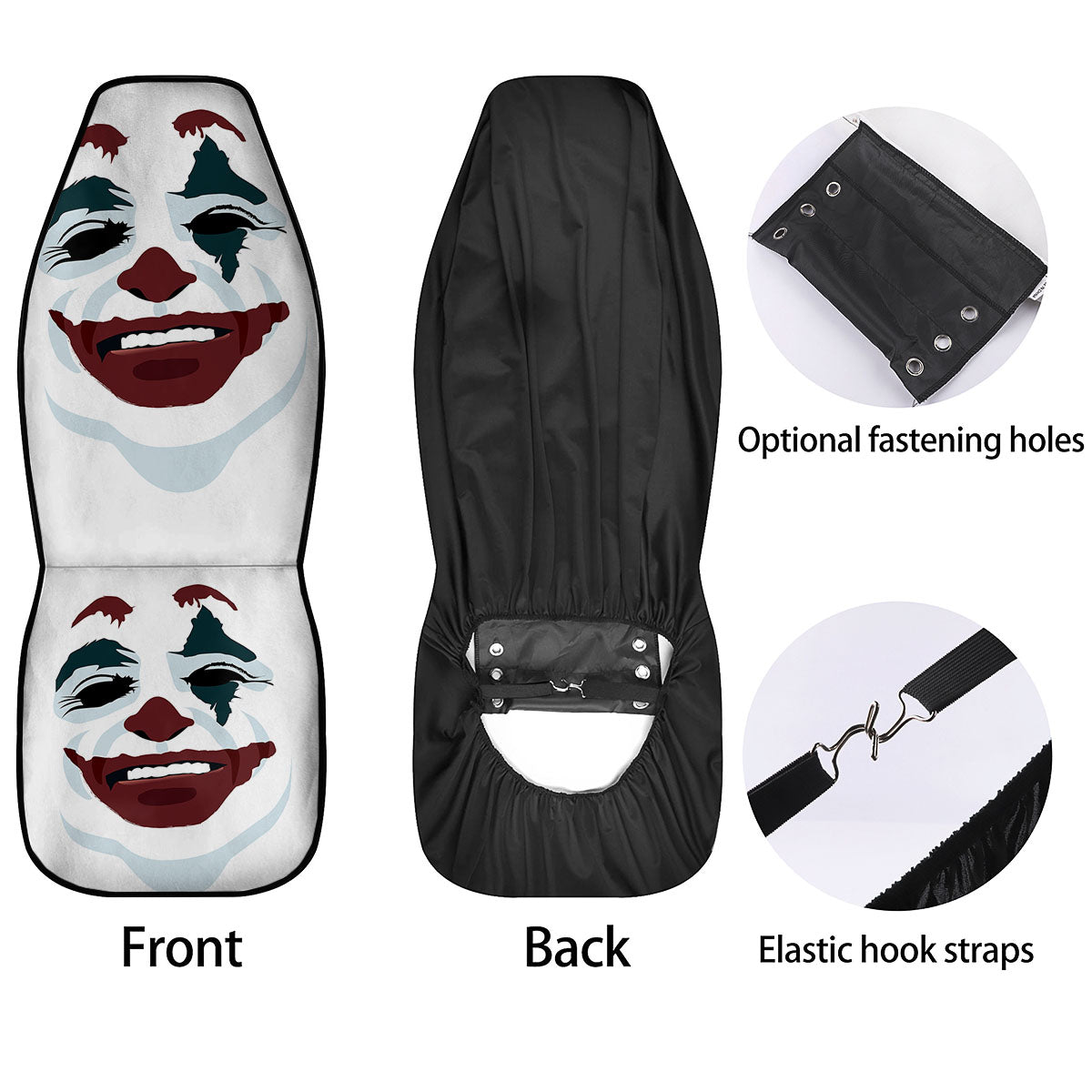 Joker Face Print Car Seat Covers-grizzshop