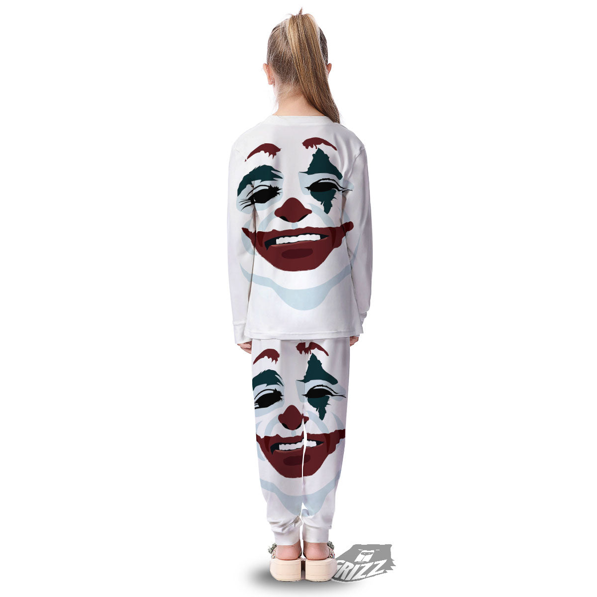 Joker Face Print Kid's Pajamas-grizzshop