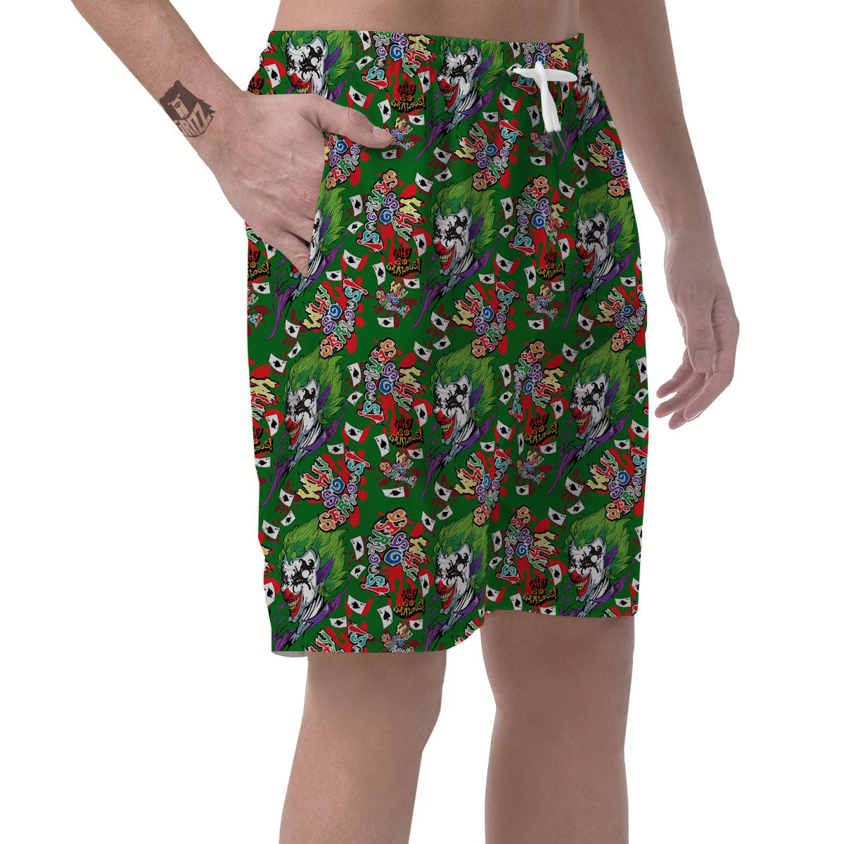 Joker Why So Serious Colorful Print Pattern Men's Shorts-grizzshop