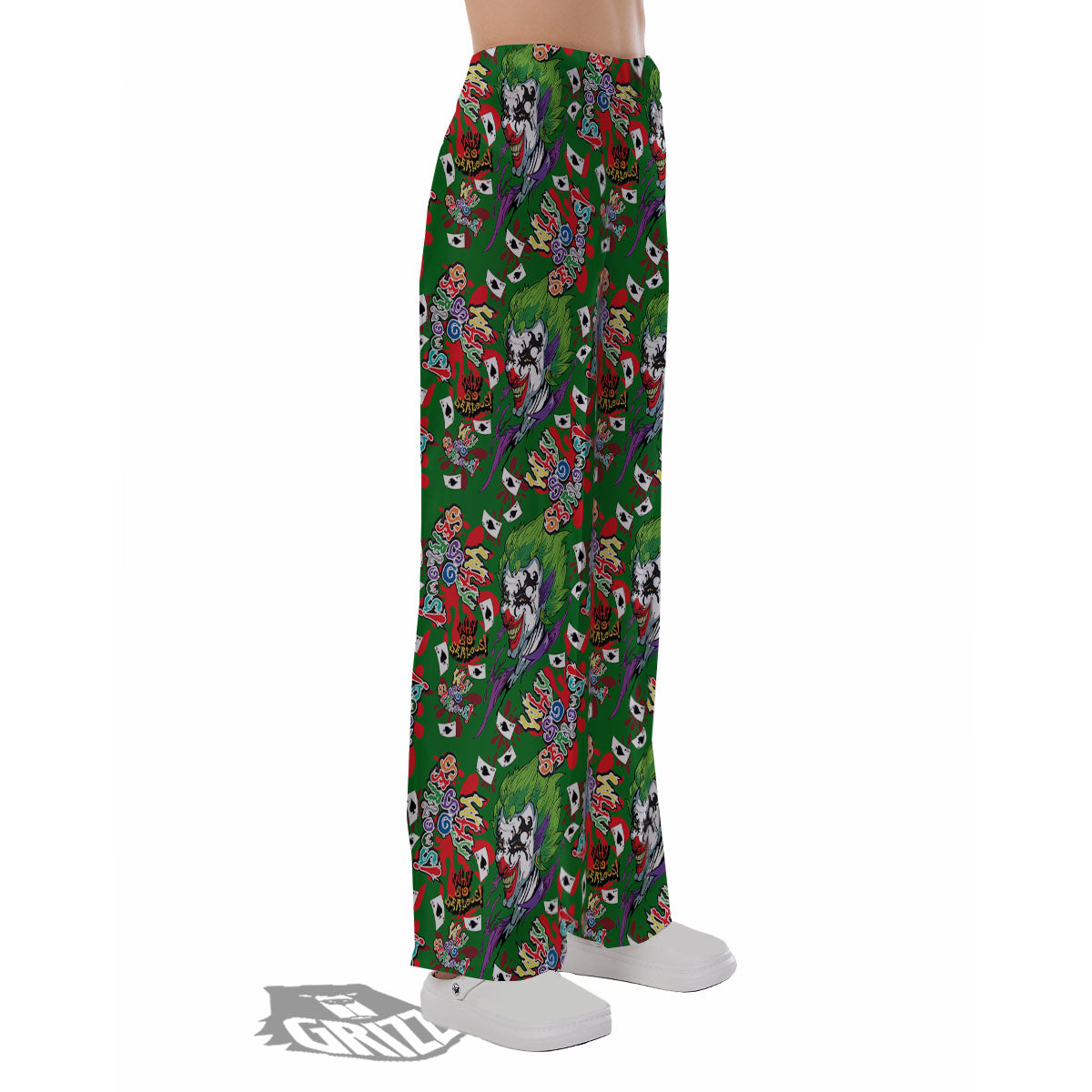 Joker Why So Serious Colorful Print Pattern Pajama Pants-grizzshop