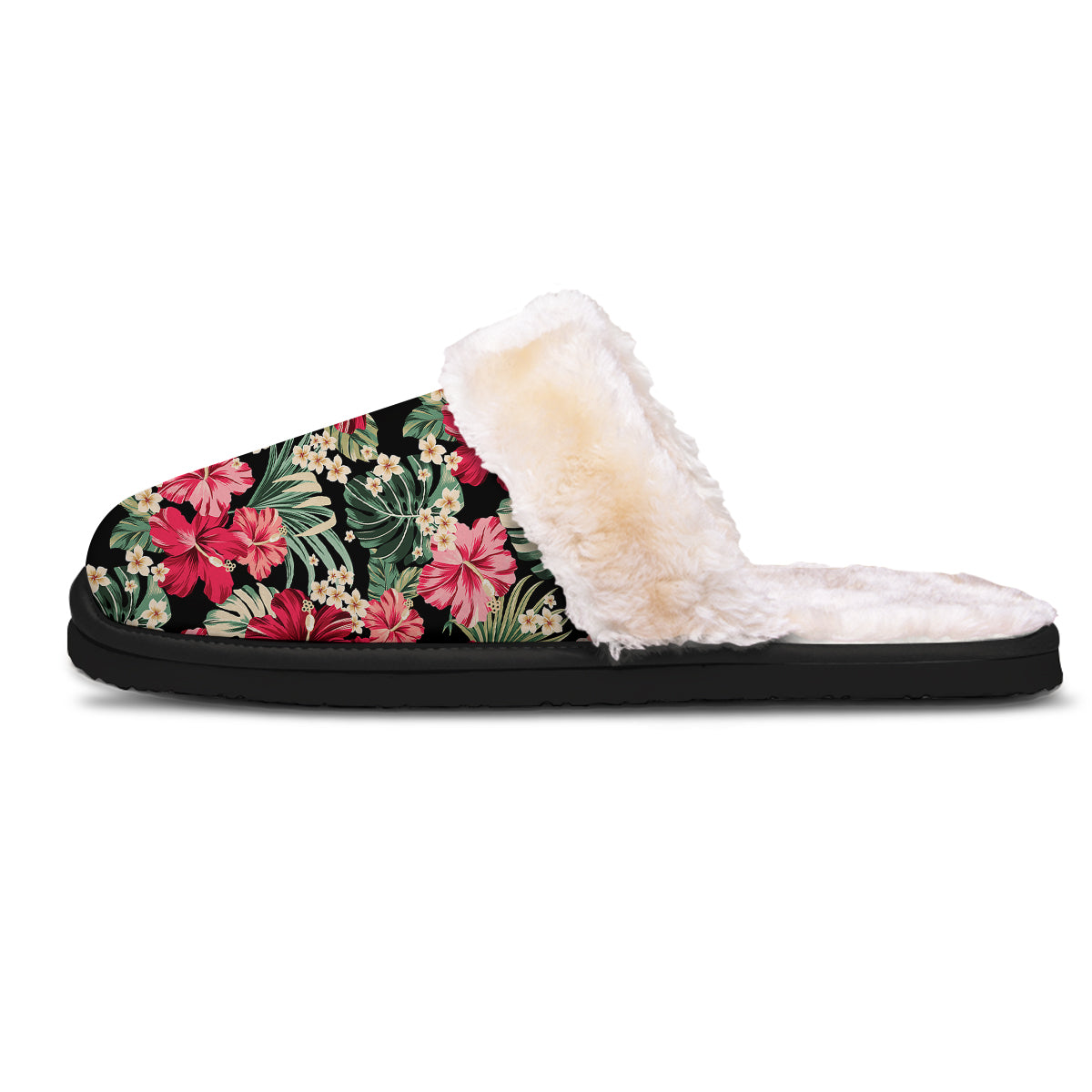 Jungle Hawaiian Tropical Print Pattern Slippers-grizzshop