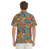 Jungle Hippie Psychedelic Trippy Men's Golf Shirts-grizzshop