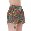 Jungle Hippie Psychedelic Trippy Women's Shorts-grizzshop