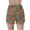 Jungle Hippie Psychedelic Trippy Women's Shorts-grizzshop