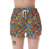 Jungle Hippie Psychedelic Trippy Women's Shorts-grizzshop