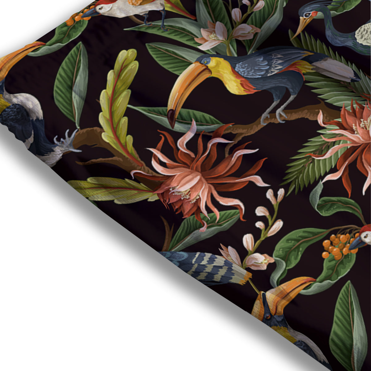 Jungle Tropical Hawaiian Vintage Print Pattern Mesh Shorts-grizzshop