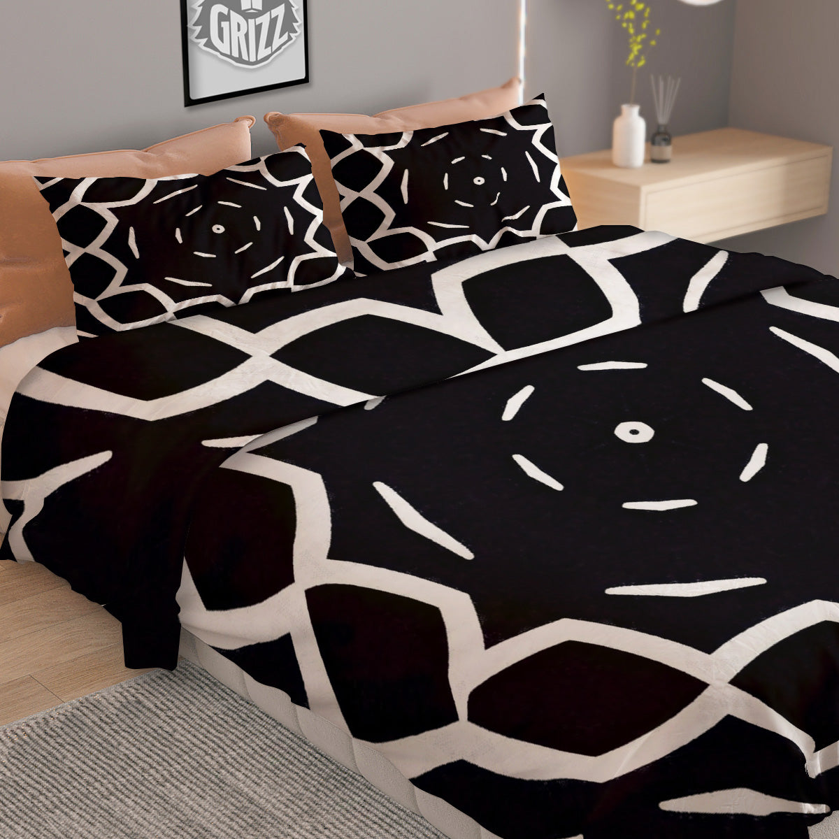 Hop Cone Fresh Print Duvet Cover Bedding Set