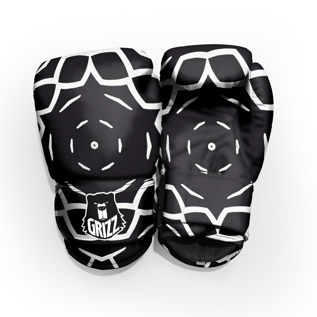 Kaleidoscope Black Print Pro Boxing Glove