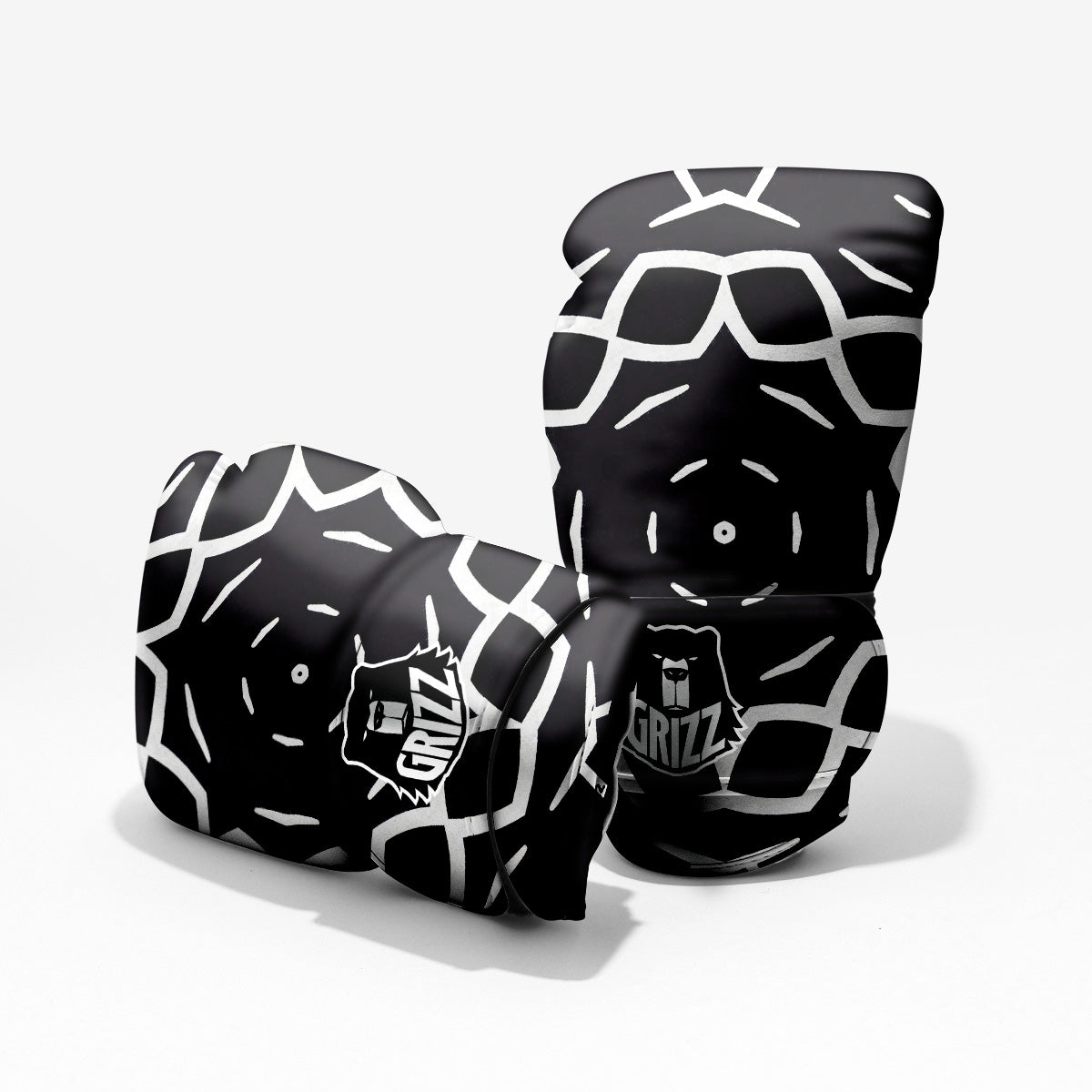 Kaleidoscope Black Print Pro Boxing Glove